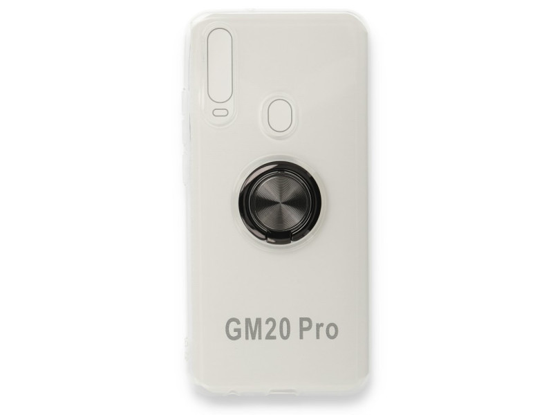 Newface General Mobile GM 20 Pro Kılıf Gros Yüzüklü Silikon - Siyah