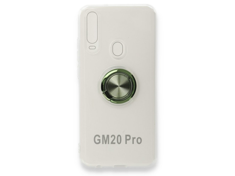 Newface General Mobile GM 20 Pro Kılıf Gros Yüzüklü Silikon - Yeşil