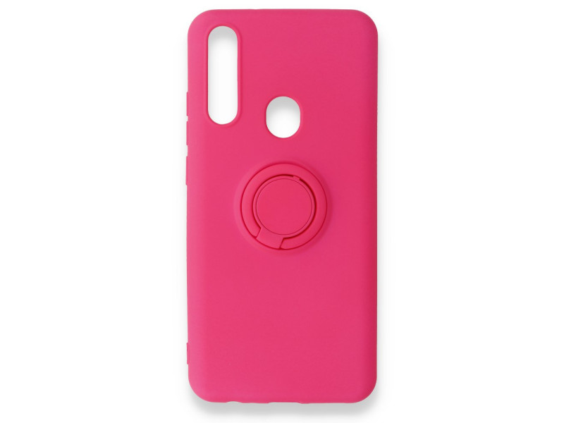 Newface General Mobile GM 20 Pro Kılıf Viktor Yüzüklü Silikon - Pembe