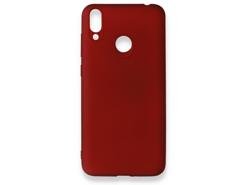 Newface Huawei Honor 8C Kılıf First Silikon - Bordo