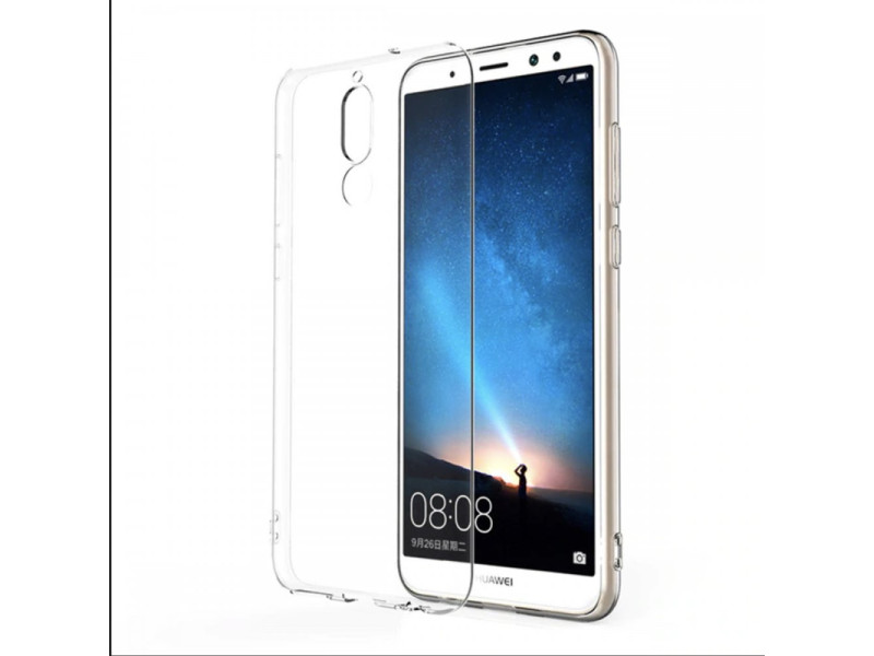 Newface Huawei Mate 10 Lite Kılıf Lüx Şeffaf Silikon