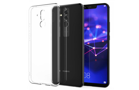 Newface Huawei Mate 20 Lite Kılıf Lüx Şeffaf Silikon