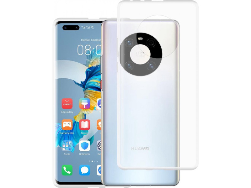 Newface Huawei Mate 40 Pro Kılıf Lüx Şeffaf Silikon