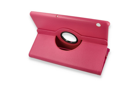Newface Huawei MediaPad T5 10 Kılıf 360 Tablet Deri Kılıf - Pembe