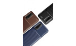 Newface Huawei P Smart 2021 Kılıf Focus Karbon Silikon - Siyah
