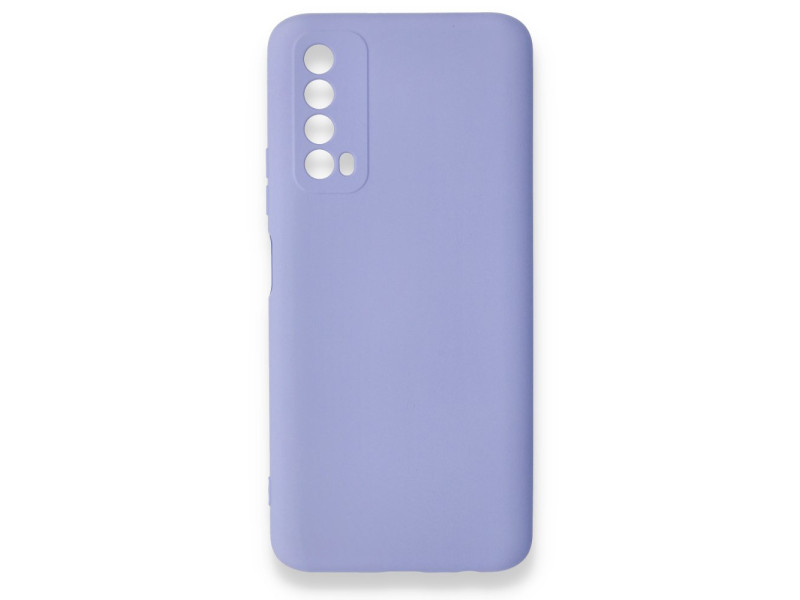Newface Huawei P Smart 2021 Kılıf Nano içi Kadife Silikon - Lila