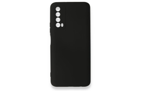 Newface Huawei P Smart 2021 Kılıf Nano içi Kadife Silikon - Siyah