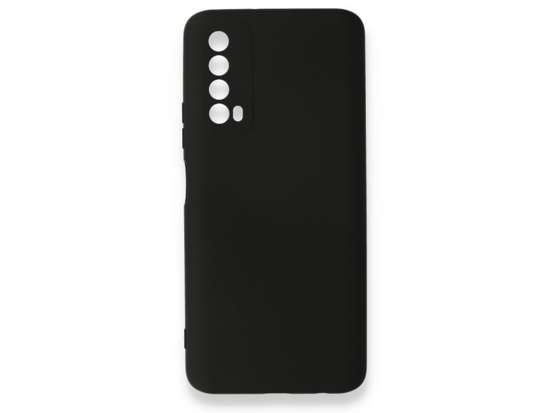 Newface Huawei P Smart 2021 Kılıf Nano içi Kadife Silikon - Siyah