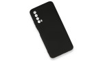 Newface Huawei P Smart 2021 Kılıf Nano içi Kadife Silikon - Siyah