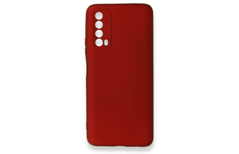 Newface Huawei P Smart 2021 Kılıf First Silikon - Bordo