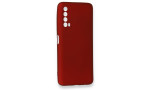 Newface Huawei P Smart 2021 Kılıf First Silikon - Bordo