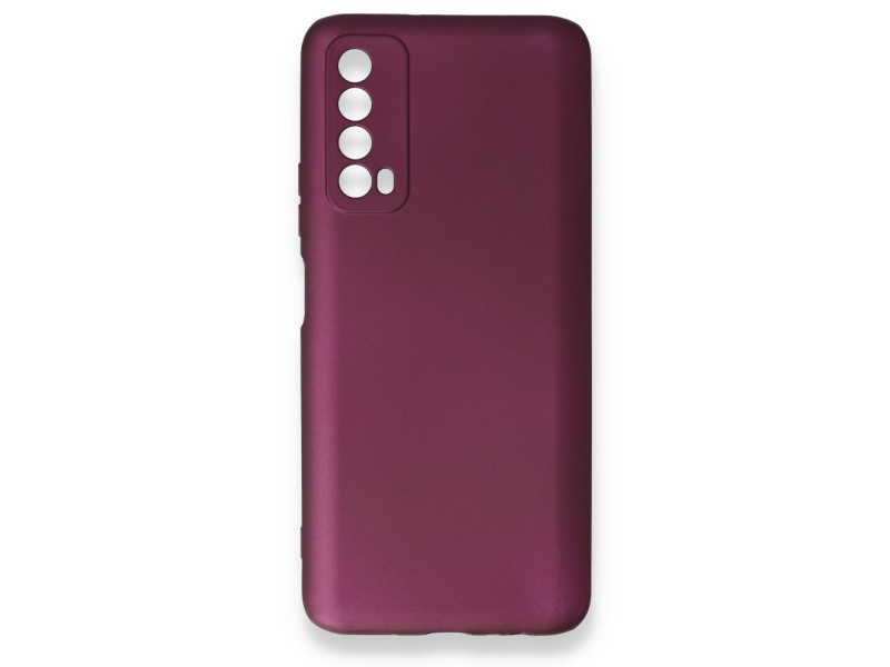 Newface Huawei P Smart 2021 Kılıf First Silikon - Mürdüm