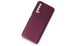 Newface Huawei P Smart 2021 Kılıf First Silikon - Mürdüm