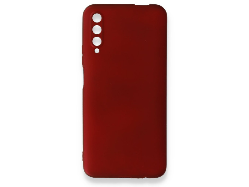 Newface Huawei P Smart Pro / Y9S Kılıf First Silikon - Bordo