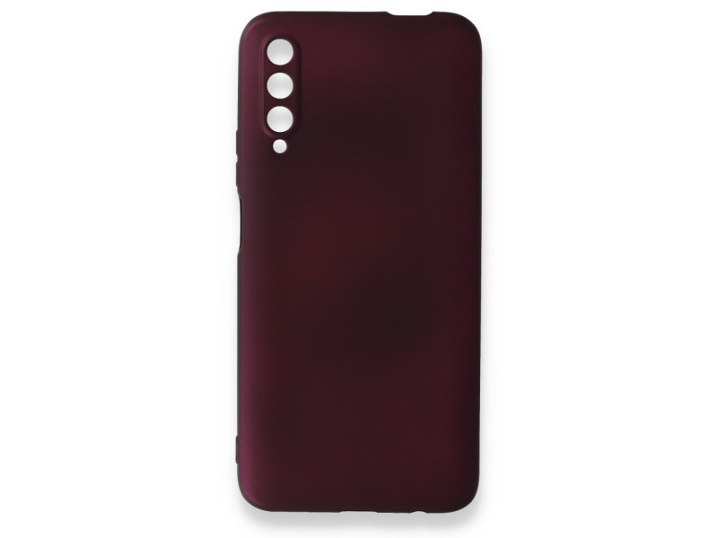 Newface Huawei P Smart Pro / Y9S Kılıf First Silikon - Mürdüm
