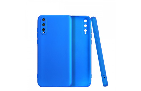 Newface Huawei P Smart S Kılıf First Silikon - Mavi