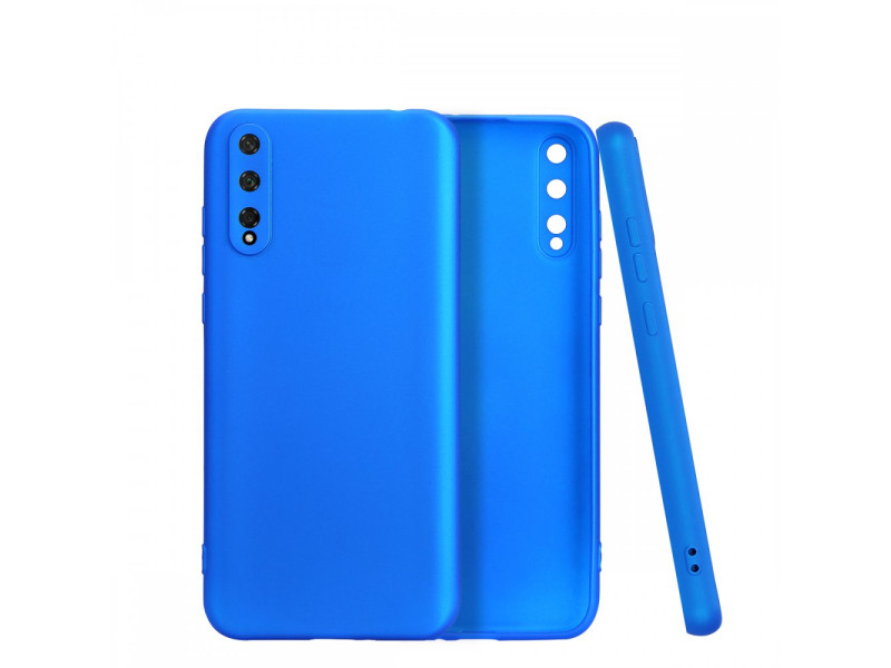 Newface Huawei P Smart S Kılıf First Silikon - Mavi