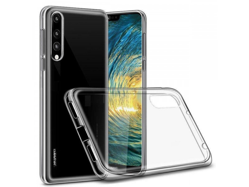 Newface Huawei P30 Lite Kılıf Lüx Şeffaf Silikon