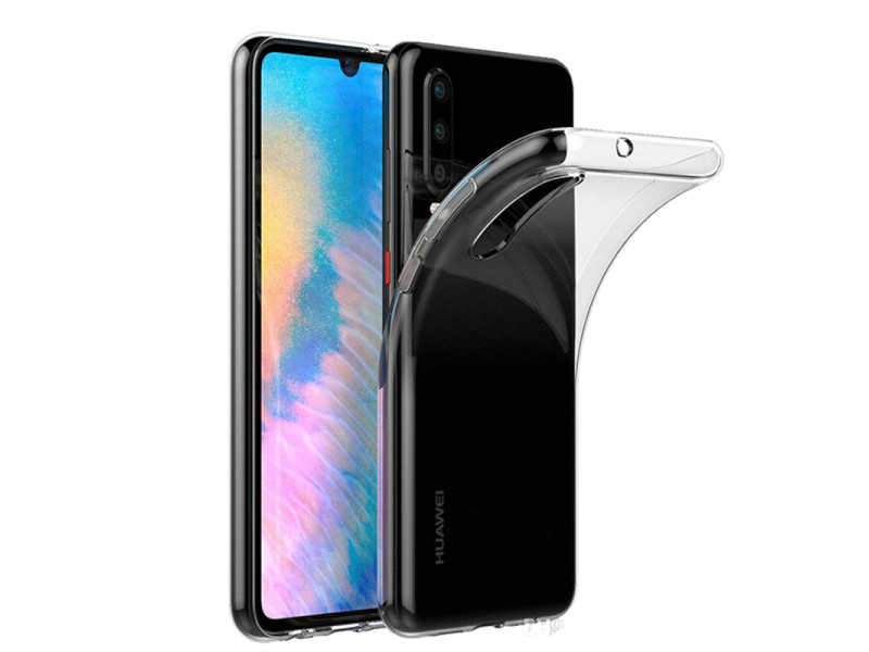 Newface Huawei P30 Kılıf Lüx Şeffaf Silikon