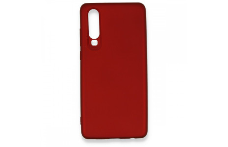 Newface Huawei P30 Kılıf First Silikon - Bordo