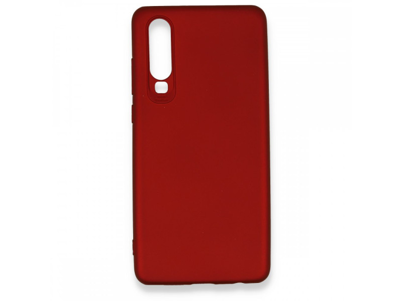 Newface Huawei P30 Kılıf First Silikon - Bordo