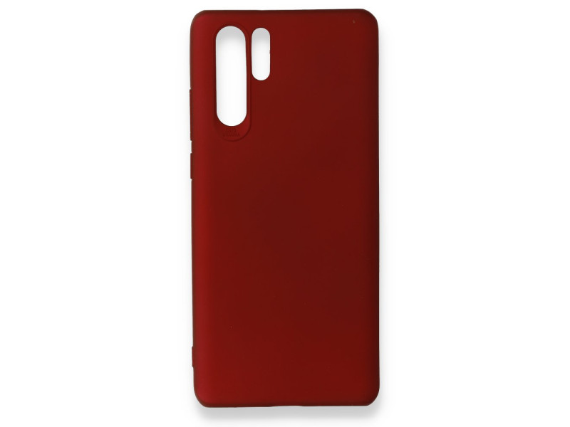 Newface Huawei P30 Pro Kılıf First Silikon - Bordo