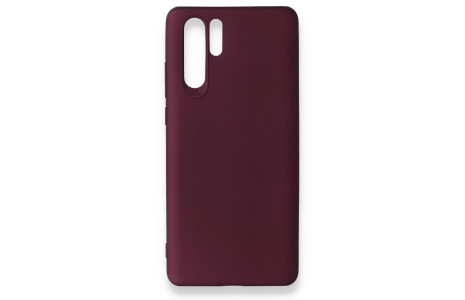 Newface Huawei P30 Pro Kılıf First Silikon - Mürdüm
