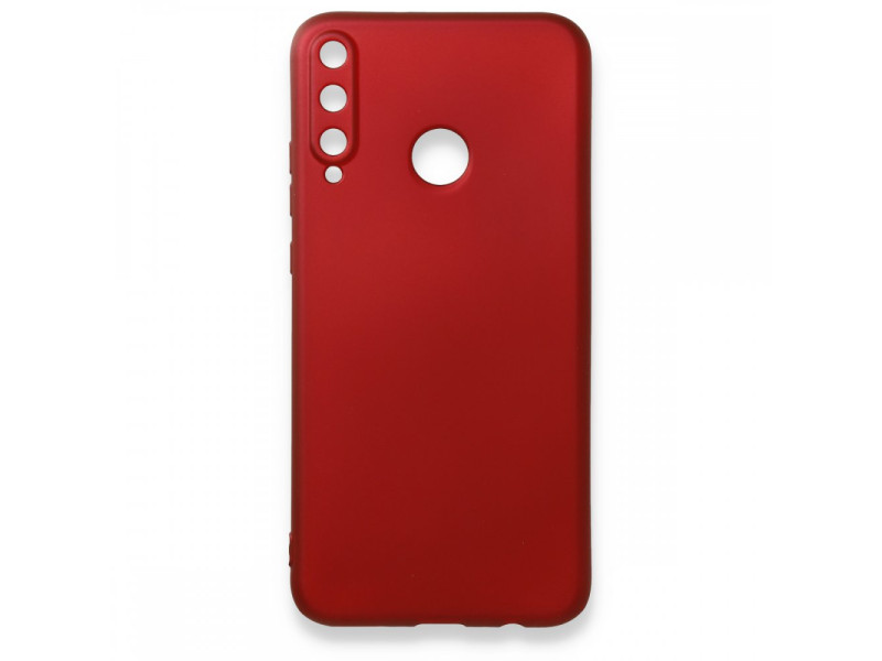 Newface Huawei P40 Lite E Kılıf First Silikon - Bordo