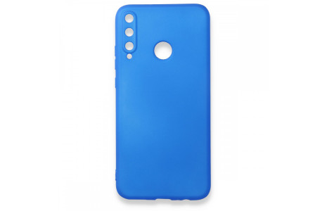 Newface Huawei P40 Lite E Kılıf First Silikon - Mavi