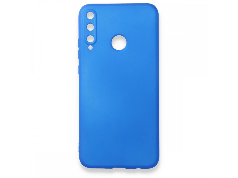 Newface Huawei P40 Lite E Kılıf First Silikon - Mavi