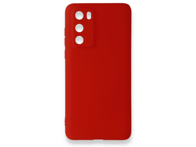 Newface Huawei P40 Kılıf First Silikon - Kırmızı