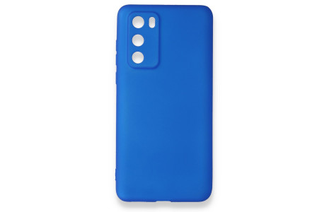 Newface Huawei P40 Kılıf First Silikon - Mavi