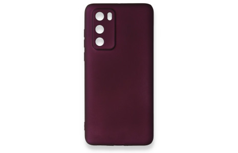 Newface Huawei P40 Kılıf First Silikon - Mürdüm
