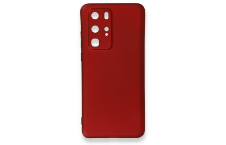 Newface Huawei P40 Pro Kılıf First Silikon - Bordo