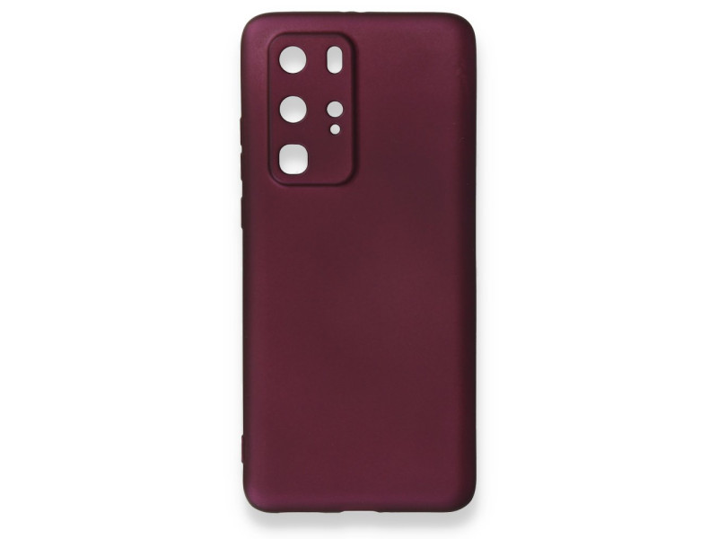 Newface Huawei P40 Pro Kılıf First Silikon - Mürdüm