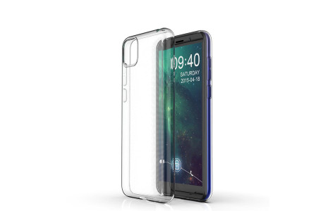 Newface Huawei Y5P Kılıf Lüx Şeffaf Silikon - Şeffaf