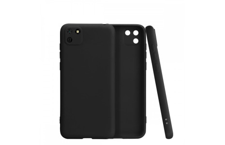 Newface Huawei Y5P Kılıf First Silikon - Siyah