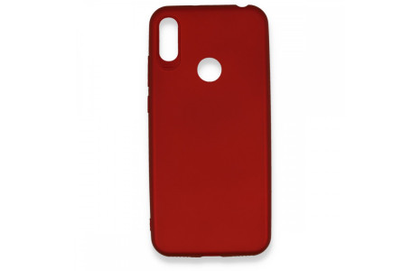 Newface Huawei Y6 2019 Kılıf First Silikon - Bordo