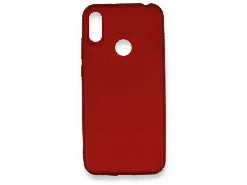 Newface Huawei Y6 2019 Kılıf First Silikon - Bordo