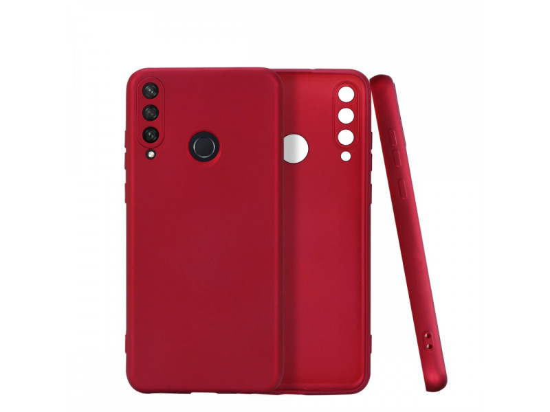 Newface Huawei Y6P Kılıf First Silikon - Bordo