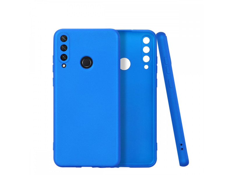 Newface Huawei Y6P Kılıf First Silikon - Mavi