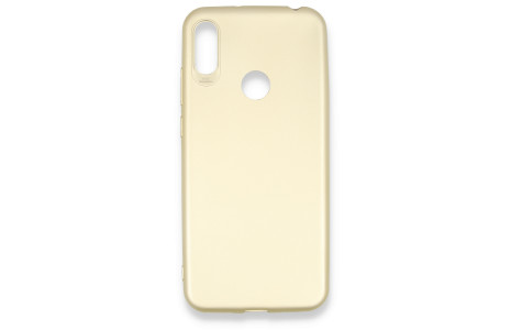 Newface Huawei Y6S Kılıf First Silikon - Gold