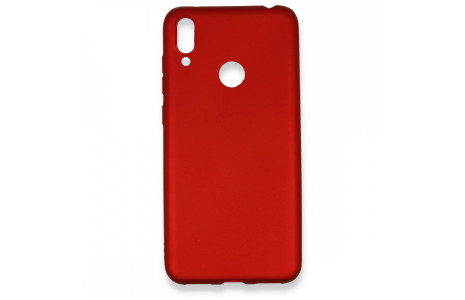 Newface Huawei Y7 2019 Kılıf First Silikon - Bordo