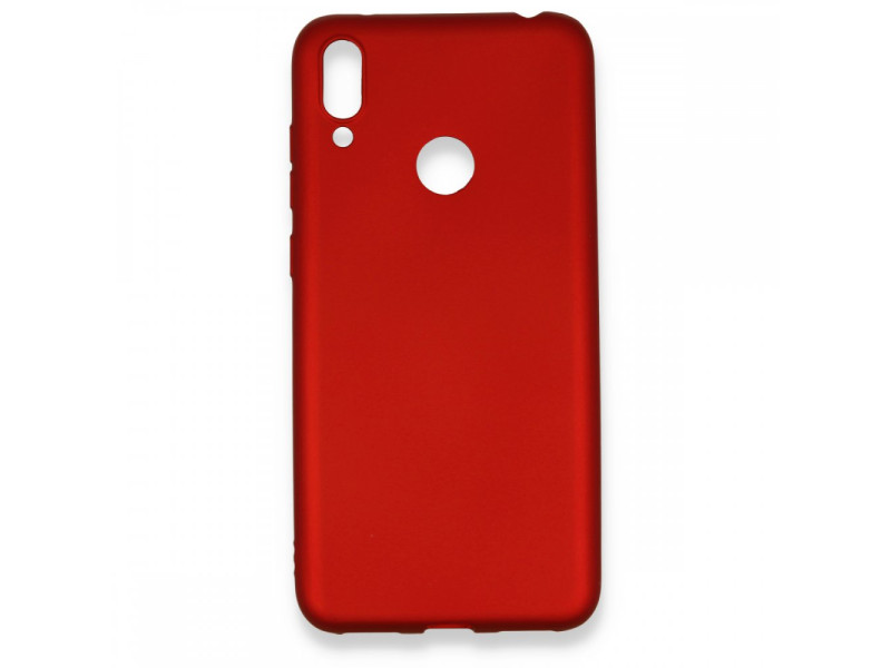 Newface Huawei Y7 2019 Kılıf First Silikon - Bordo