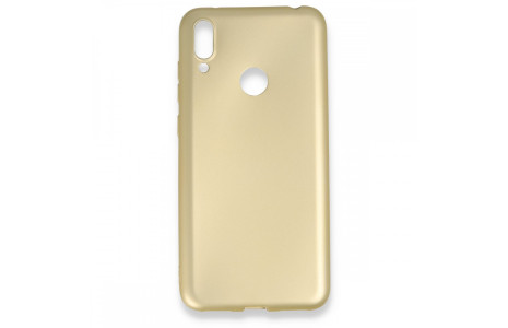 Newface Huawei Y7 2019 Kılıf First Silikon - Gold
