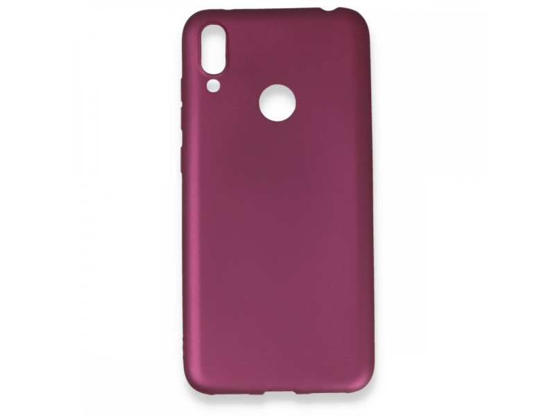 Newface Huawei Y7 2019 Kılıf First Silikon - Mürdüm