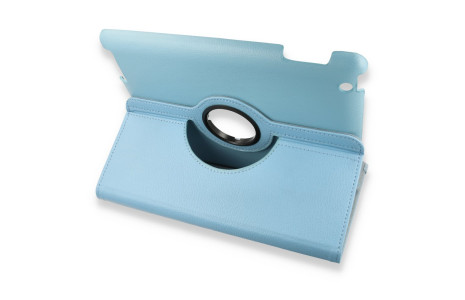 Newface iPad 2 9.7 Kılıf 360 Tablet Deri Kılıf - Turkuaz