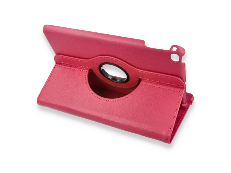 Newface iPad Mini 5 Kılıf 360 Tablet Deri Kılıf - Pembe