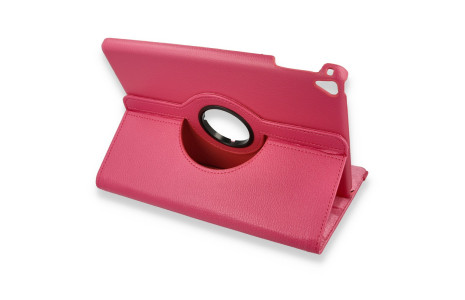 Newface iPad 9.7 (2018) Kılıf 360 Tablet Deri Kılıf - Pembe
