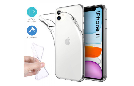 Newface iPhone 11 Kılıf Lüx Şeffaf Silikon